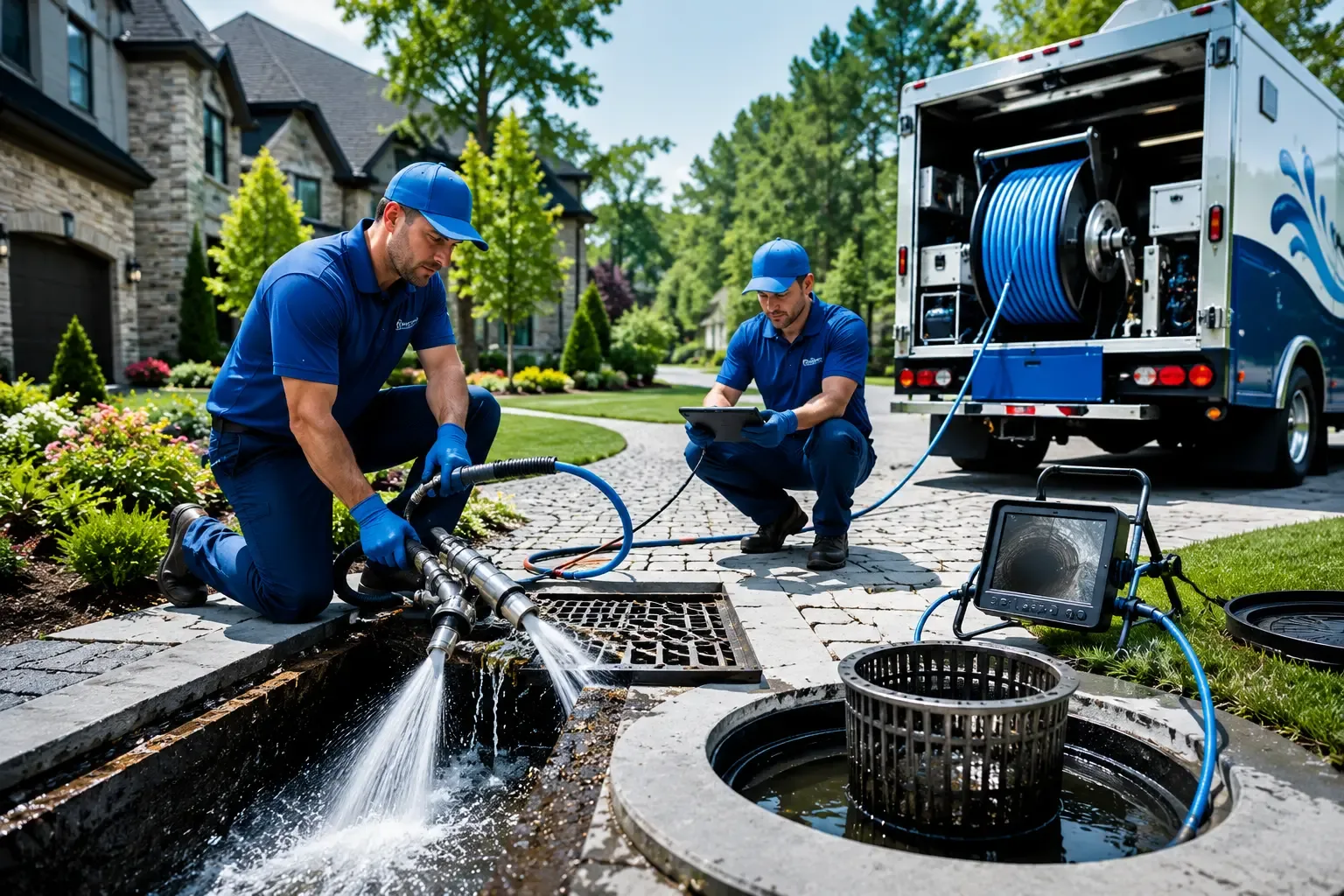 Local outdoor drain cleaning professionals in Morris, CT